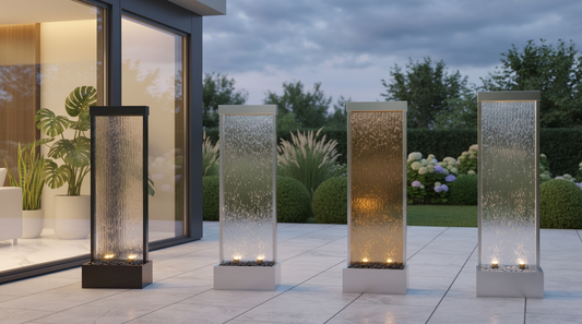 Stainless Steel vs. Aluminum vs. Glass: Comparing Mirror Fountain Materials