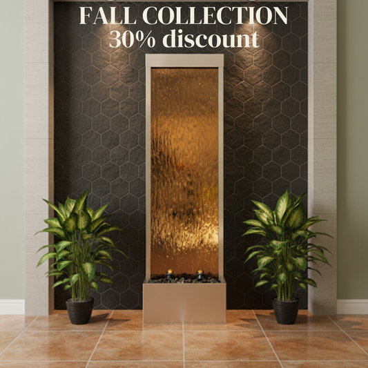 68" Stainless Steel Mirror Fountain