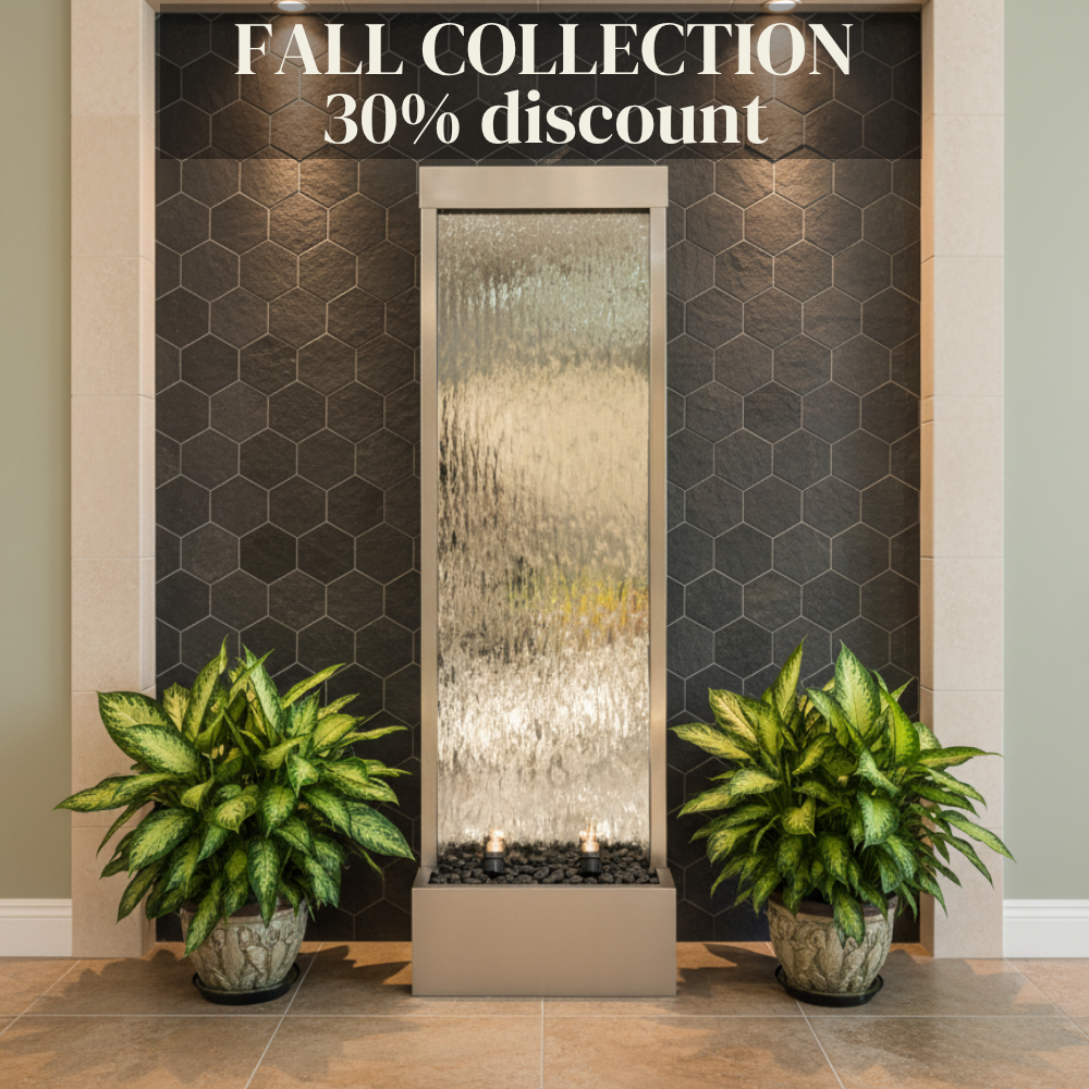 68" Stainless Steel Mirror Fountain