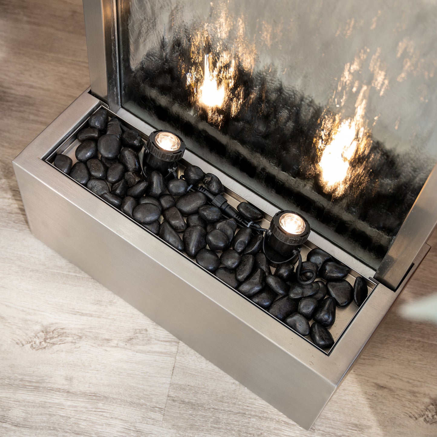 68" Stainless Steel Mirror Fountain